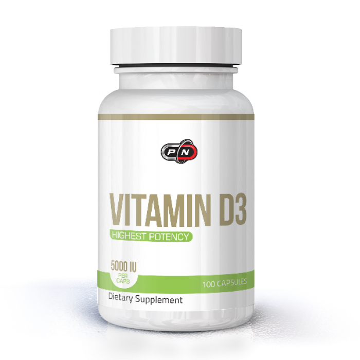 Pure Nutrition - Vitamin D3 5000 IU 100 капсули ​